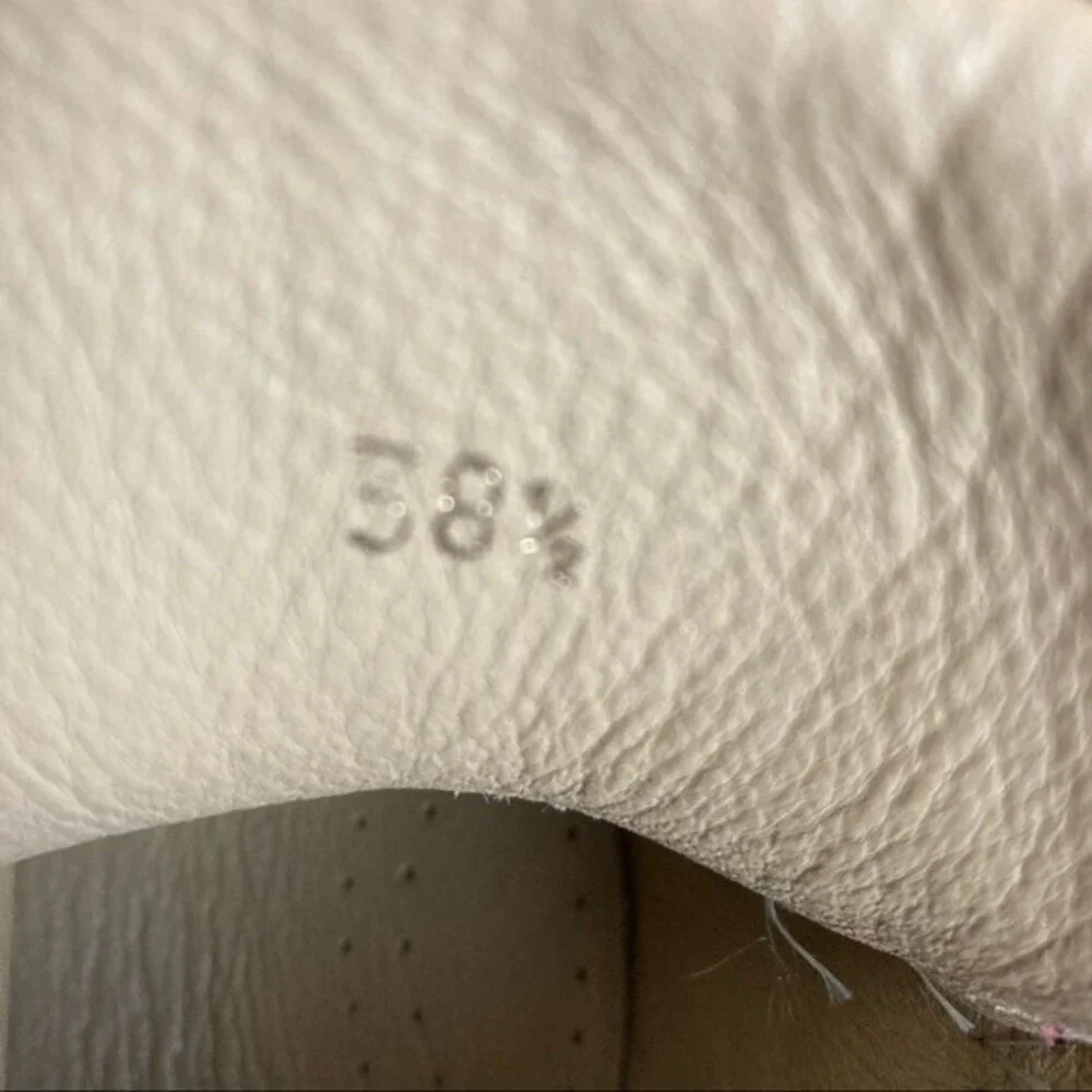 Helmut Lang Black Shearling Stitched High-Top Sneakers Size It 38.5 US 8.5 - Picture 6 of 8